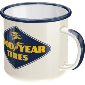 Emaliowany Kubek Goodyear - Logo W