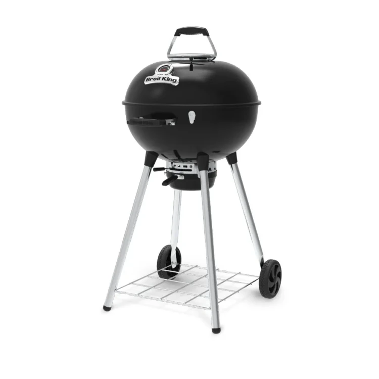 Polgrill-401110-grill-weglowy- Crown Premium 57cm Kettle - Left-dobregrille.webp