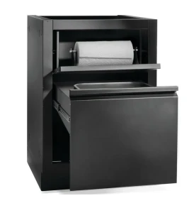 Szafka OASIS Czarny Mat na Kosz Na Śmieci i Ręcznik Napoleon (IM-WDC-MK-1)