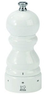 Młynek do pieprzu Paris 12 cm, biały lakier, u-sel