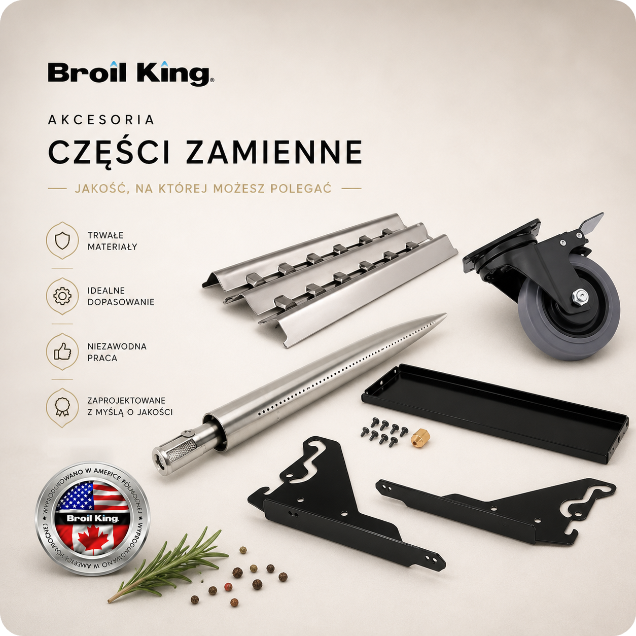 Części zamienne do grilli Broil King