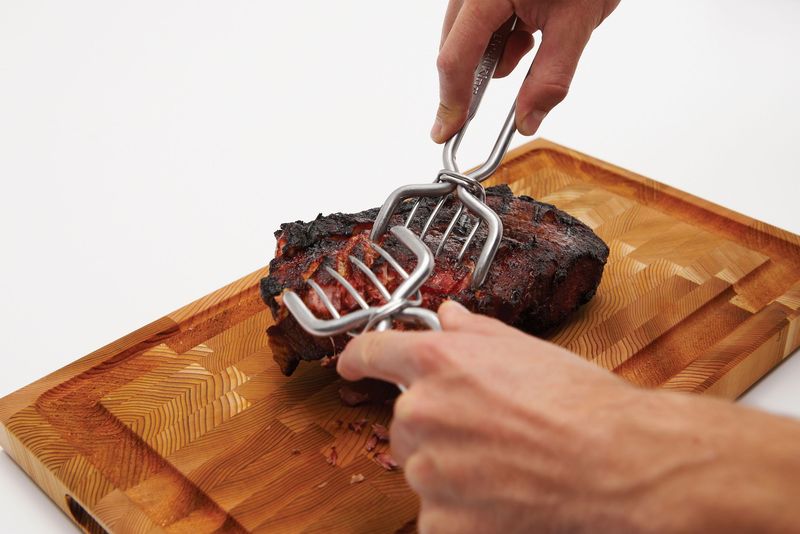 metalowe widelce do szarpania mięsa