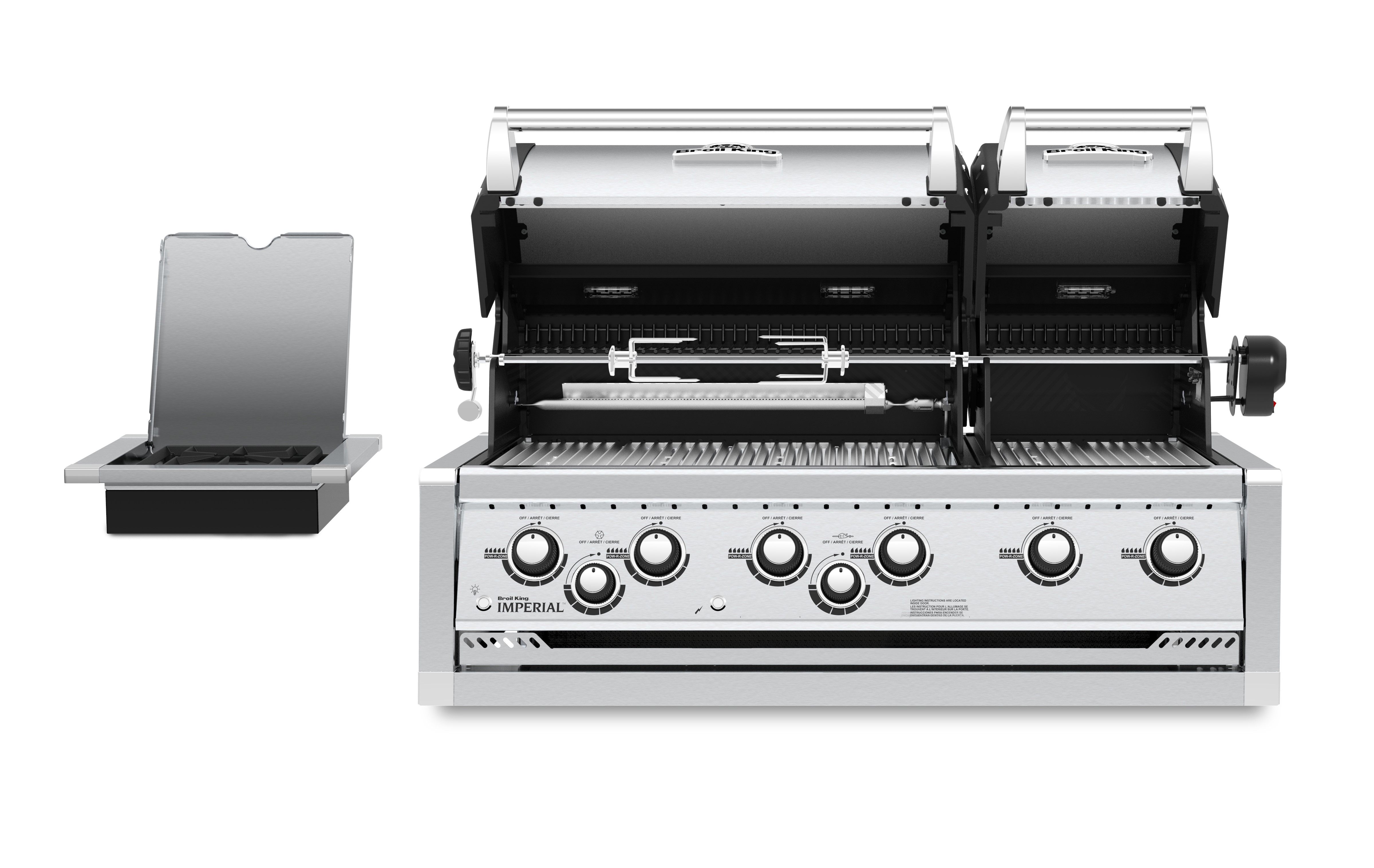 grill imperial xls zabudowa otwarty piekarnik