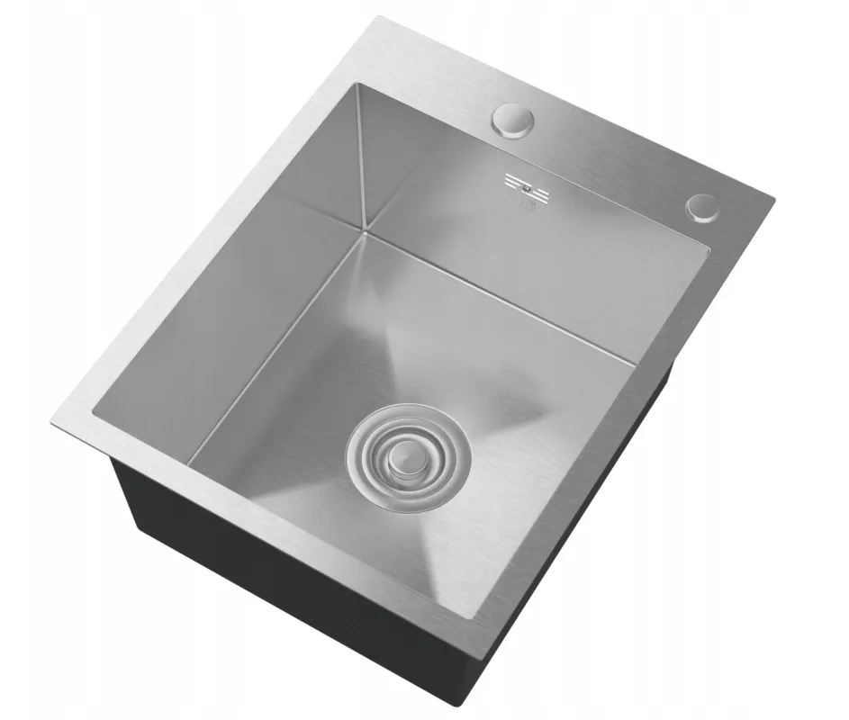 zlew chrom 40x50 jednokomorowy