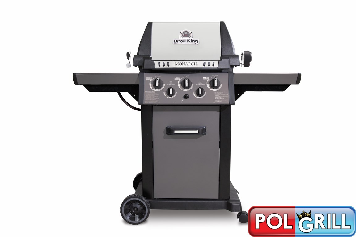 monarch 390 szary polgrill