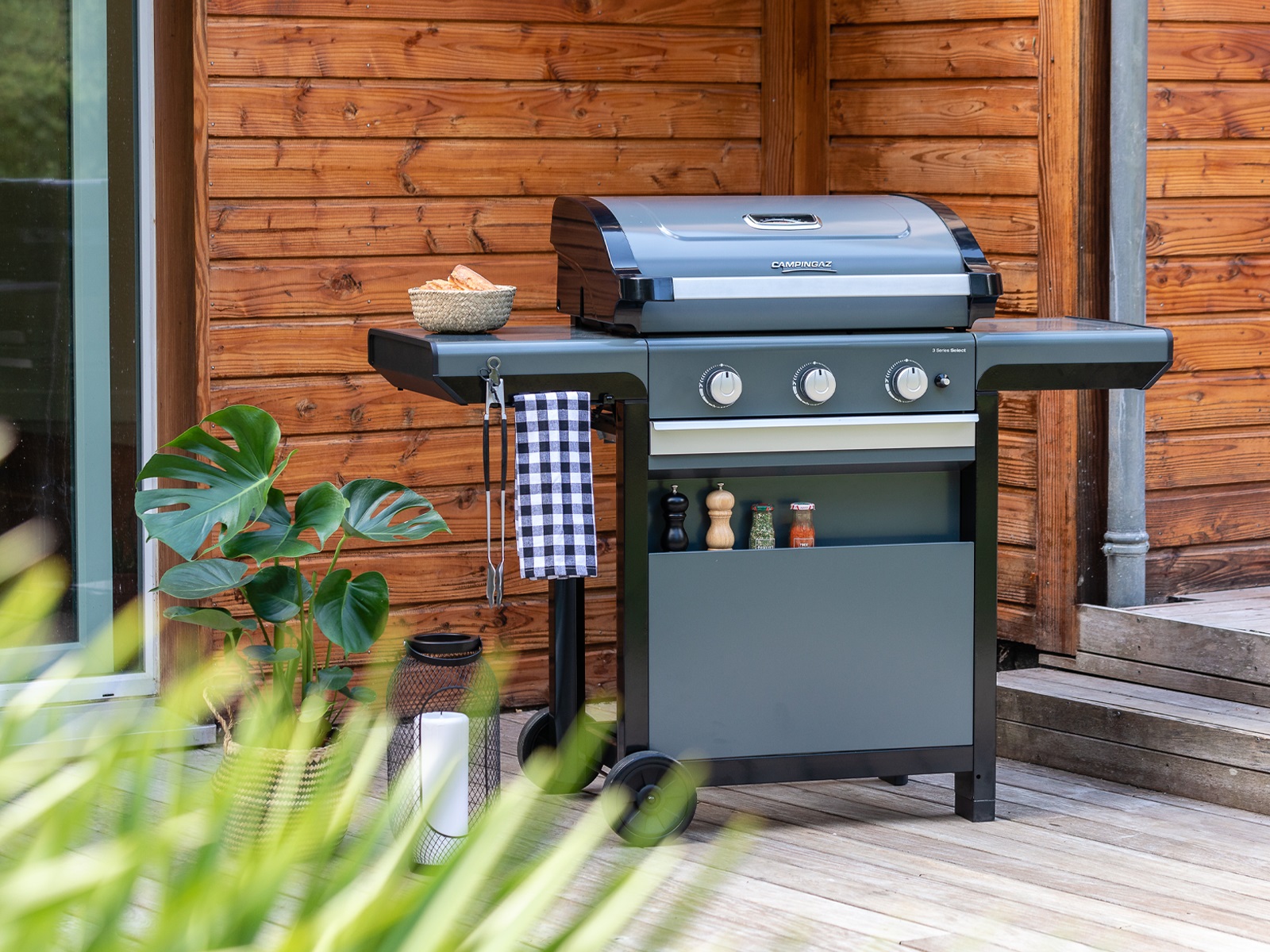 grill campingaz select 3 w ogrodzie