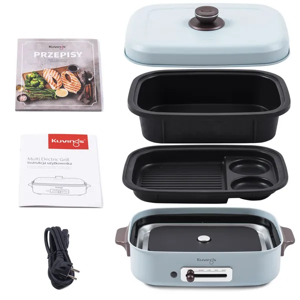 kuvings grill błękitny Polgrill
