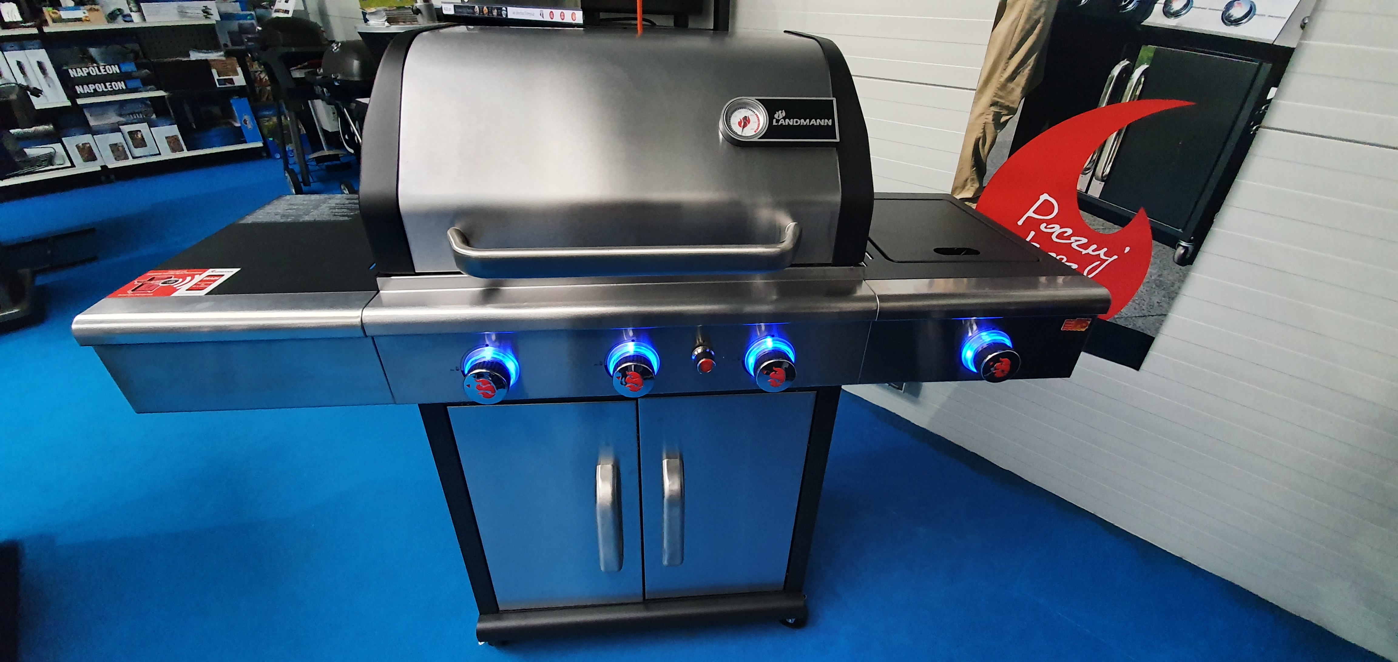 triton 3,1 inox polgrill