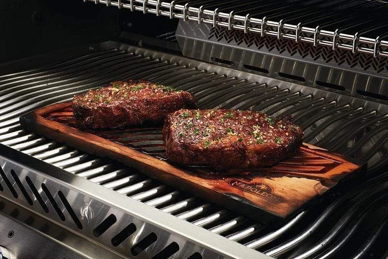 cedrowa deska z rowkami do grillowania napoleon