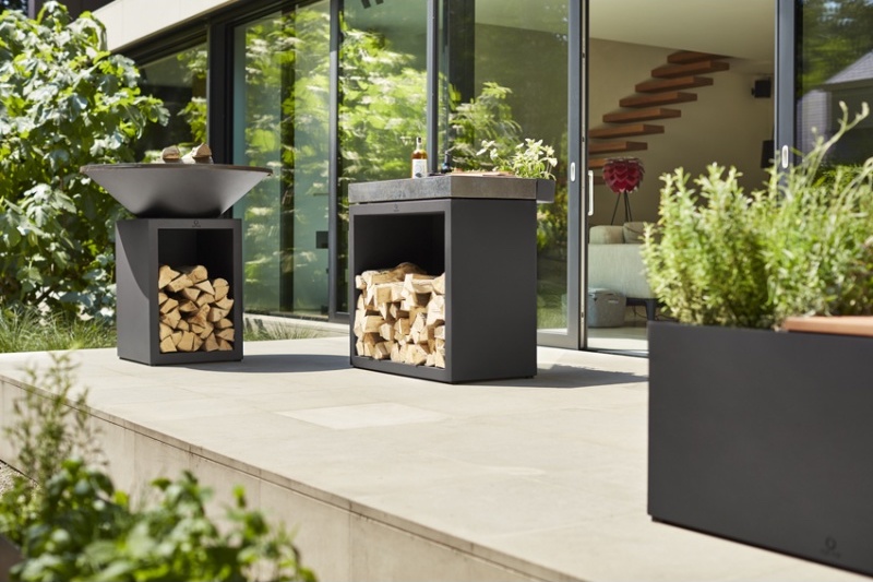 Palenisko na drewno OFYR Classic Storage Black 100