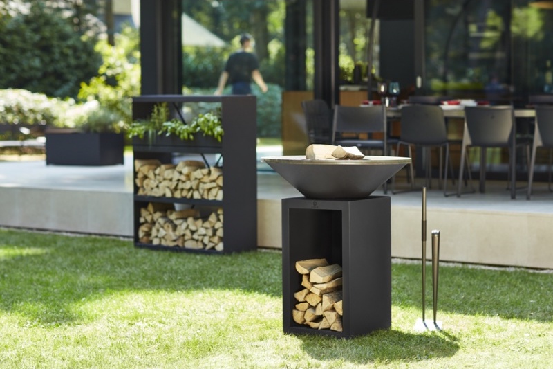 Palenisko na drewno OFYR Classic Storage Black 100