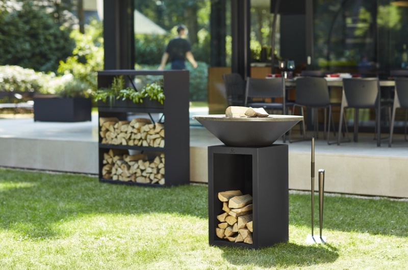 Palenisko na drewno OFYR Classic Storage Black 85