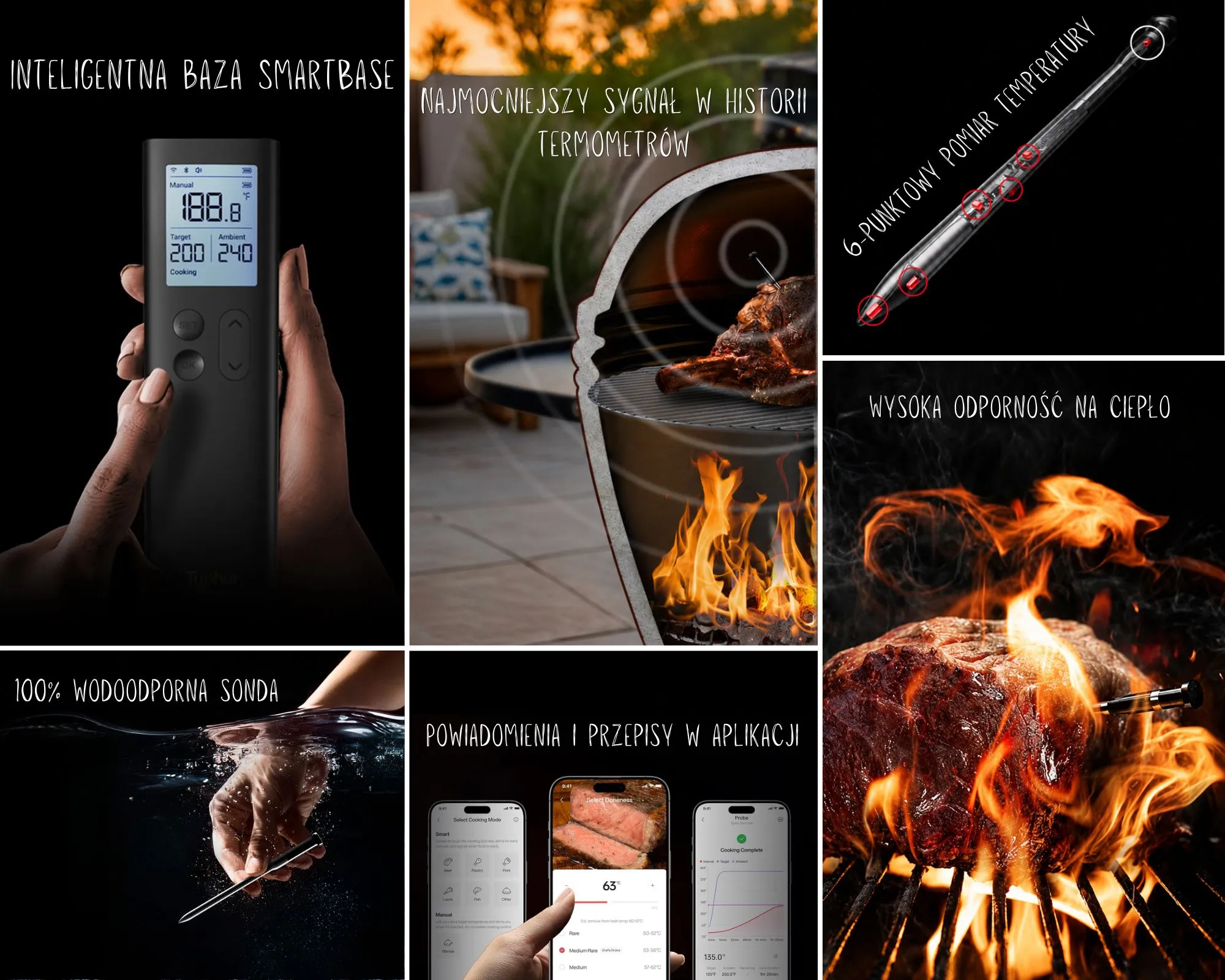 Termometr bezprzewodowy typhur Sync Gold Lite