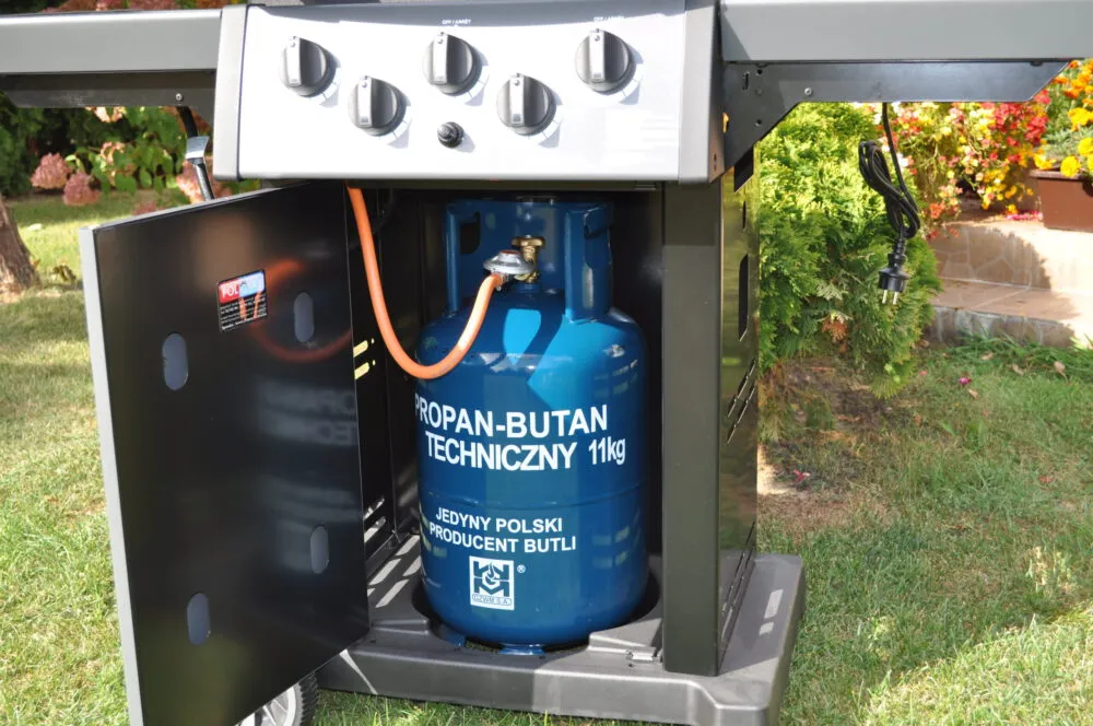 wymiana butli gazowej