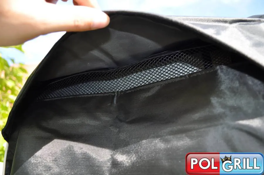 Wentylacja w pokrowcu Borniak