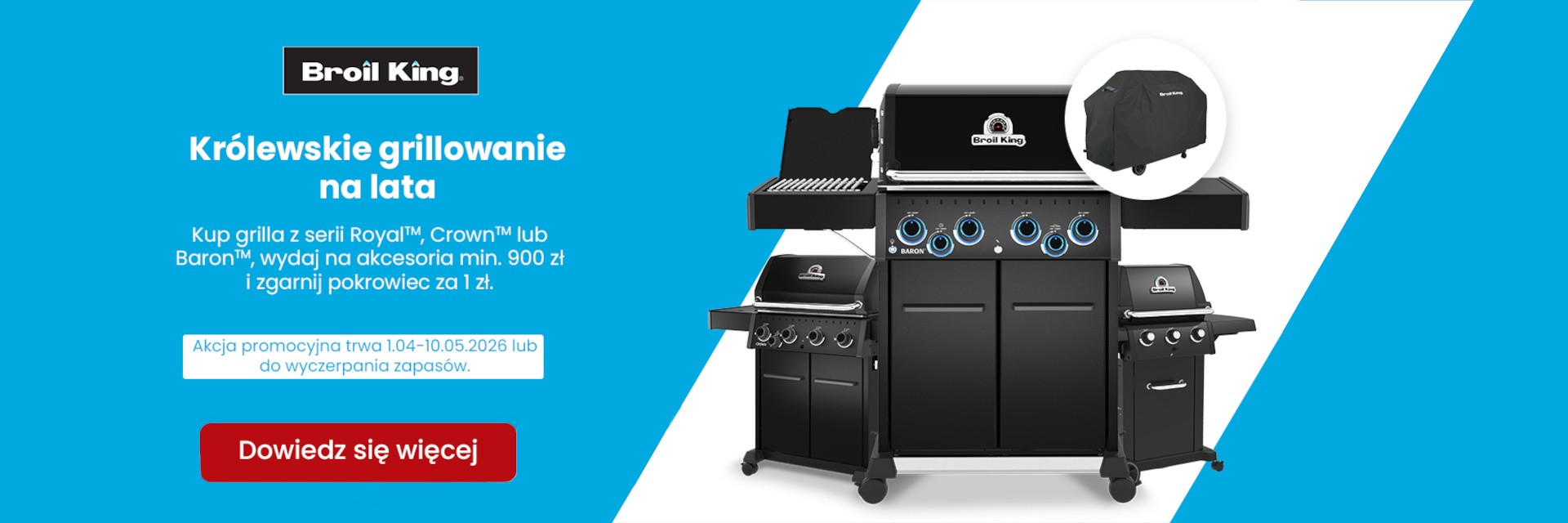 Broil King promocja pokrowiec
