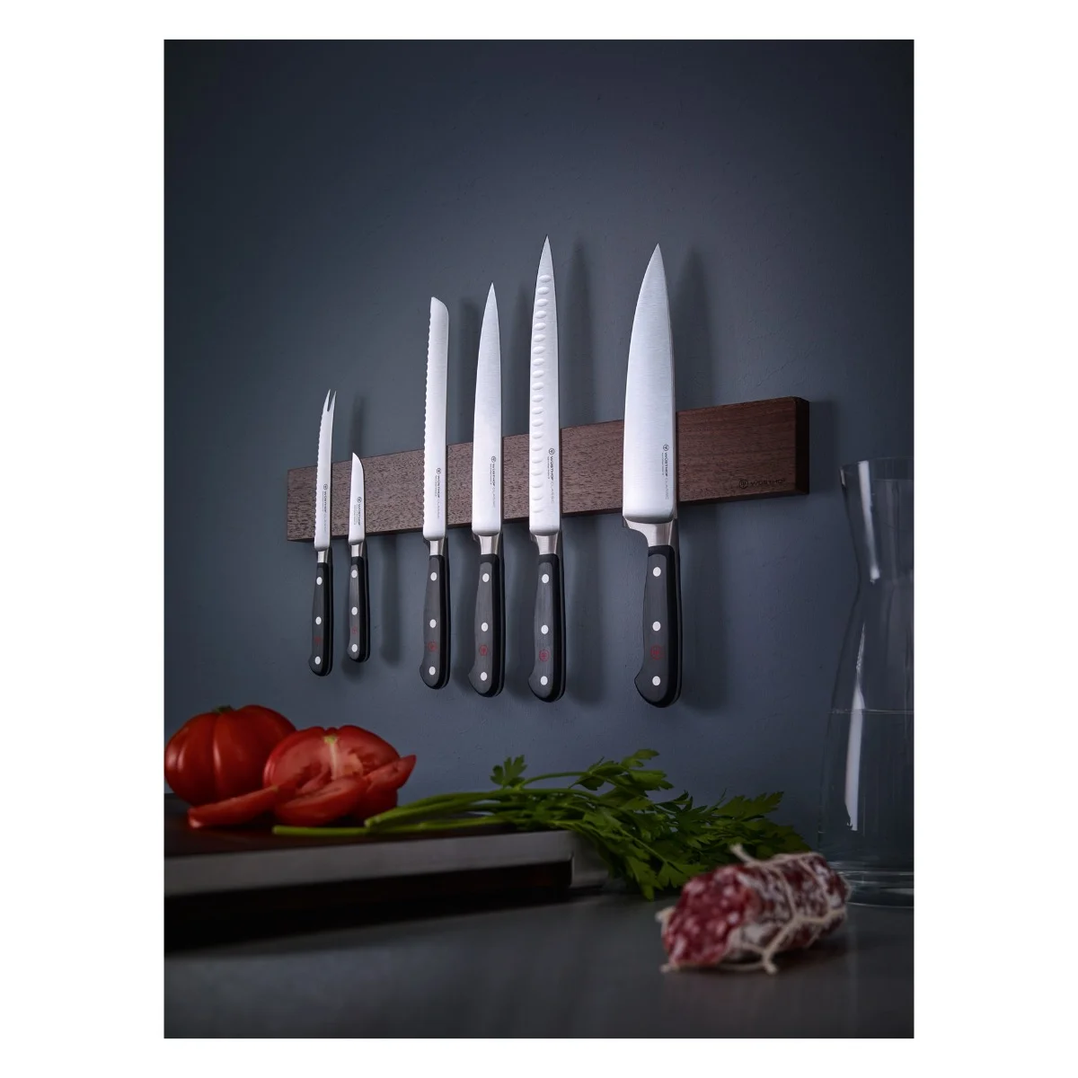 Nóż Santoku, 17 cm, szlif kulowy, Classic, zdjęcie 4