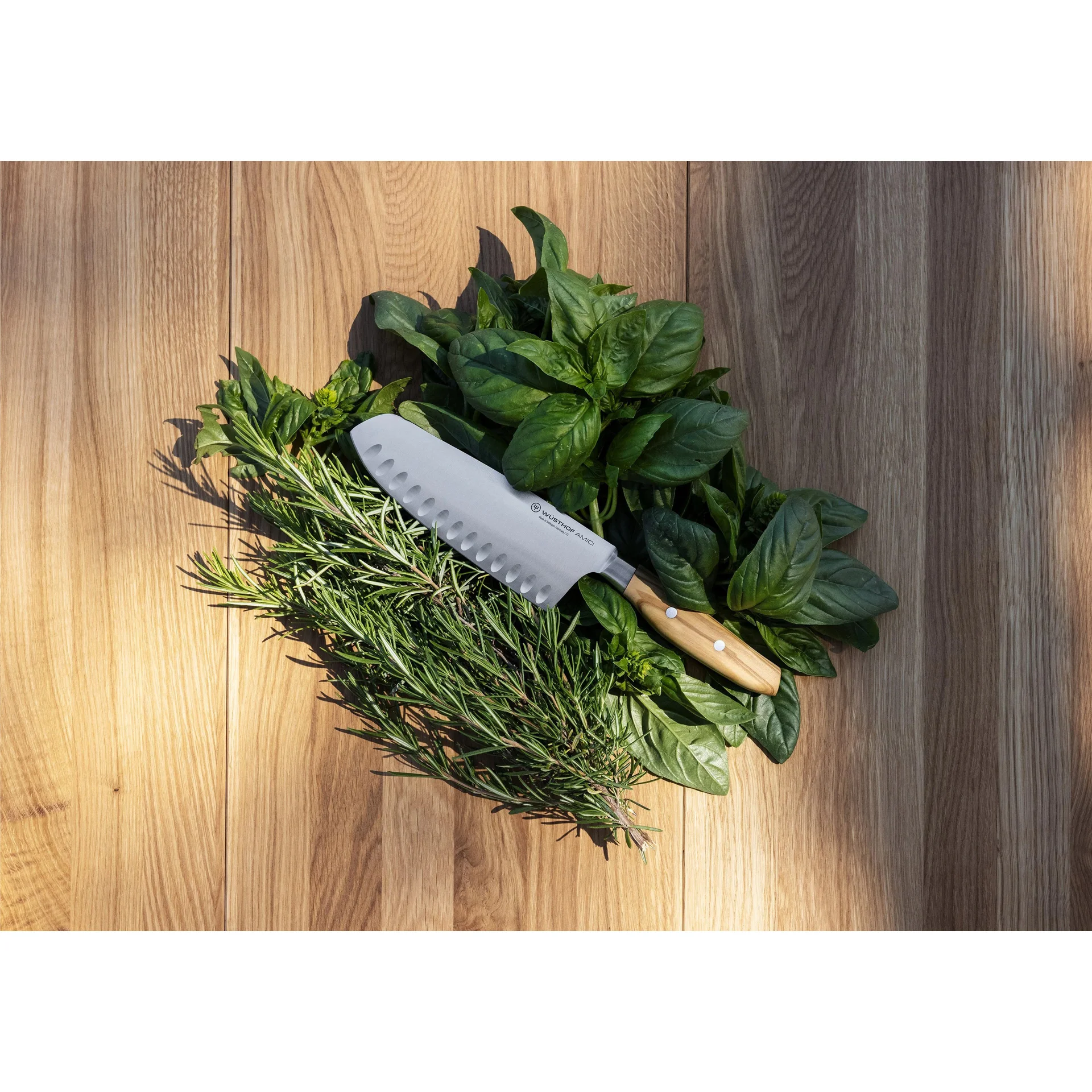 Nóż Santoku, 17 cm, Amici, zdjęcie 3